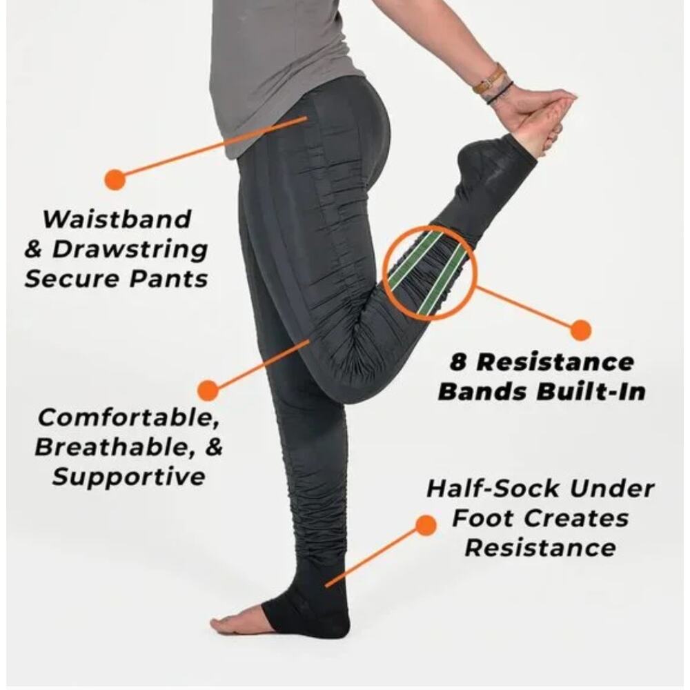 Women's Resistance Band Track Joggers - Black